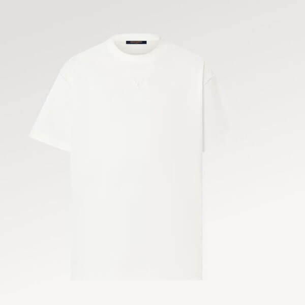 大人気 ルイヴィトン エンボス LV ロゴTシャツ ブランドシティ 偽物 1AA5E2