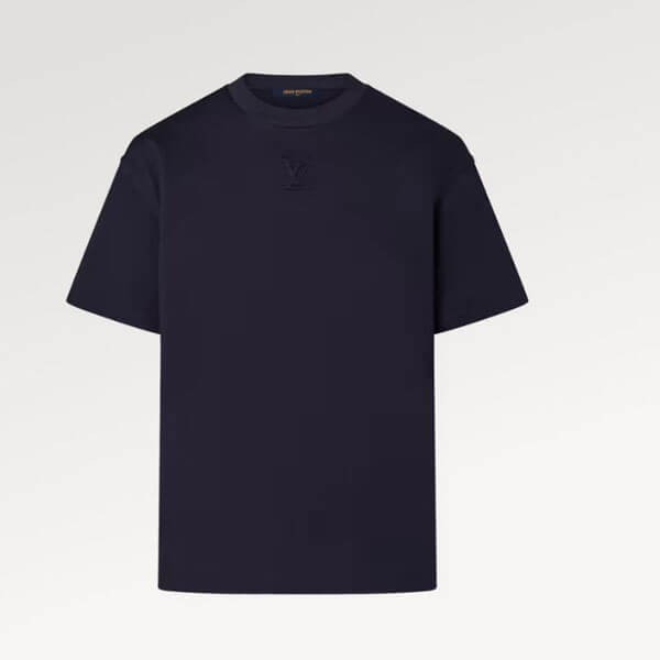 大人気 ルイヴィトン エンボス LV ロゴTシャツ ブランドシティ 偽物 1AA5E2