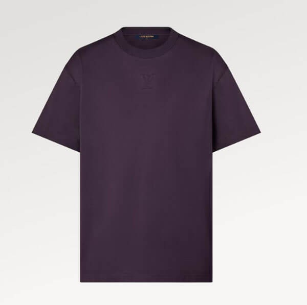 大人気 ルイヴィトン エンボス LV ロゴTシャツ ブランドシティ 偽物 1AA5E2