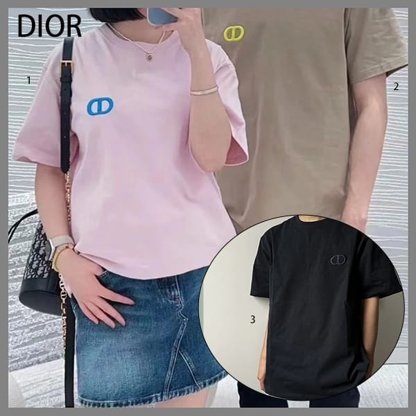 ディオール CD アイコン Tシャツ パロディ 3色 943J605F0554_C182