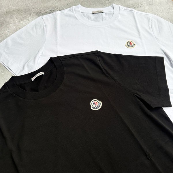 モンクレール Tシャツ 偽物 コットンロゴ T-SHIRT J10918C00025