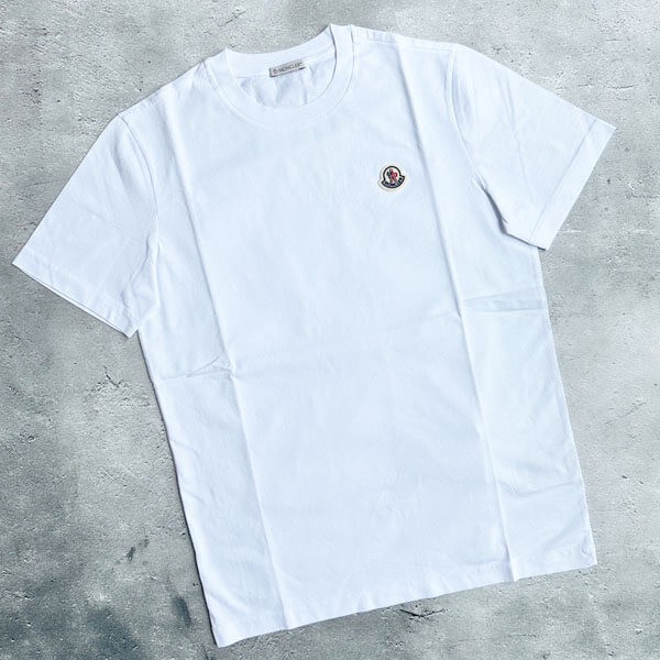 モンクレール Tシャツ 偽物 コットンロゴ T-SHIRT J10918C00025