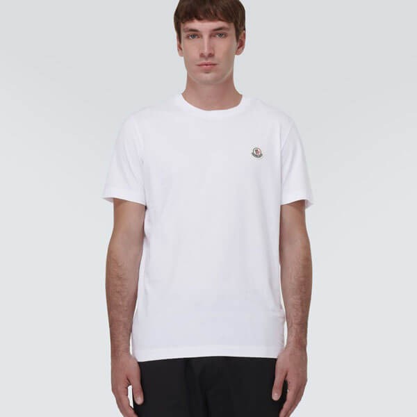 モンクレール Tシャツ 偽物 コットンロゴ T-SHIRT J10918C00025