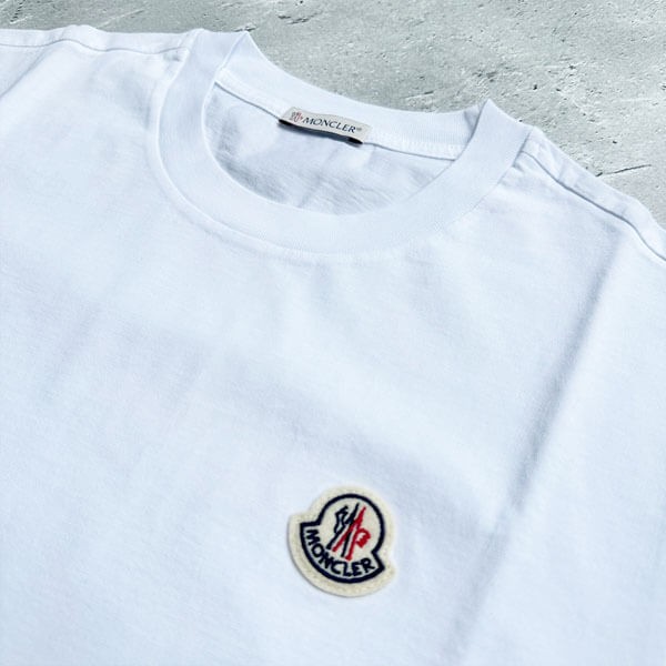 モンクレール Tシャツ 偽物 コットンロゴ T-SHIRT J10918C00025