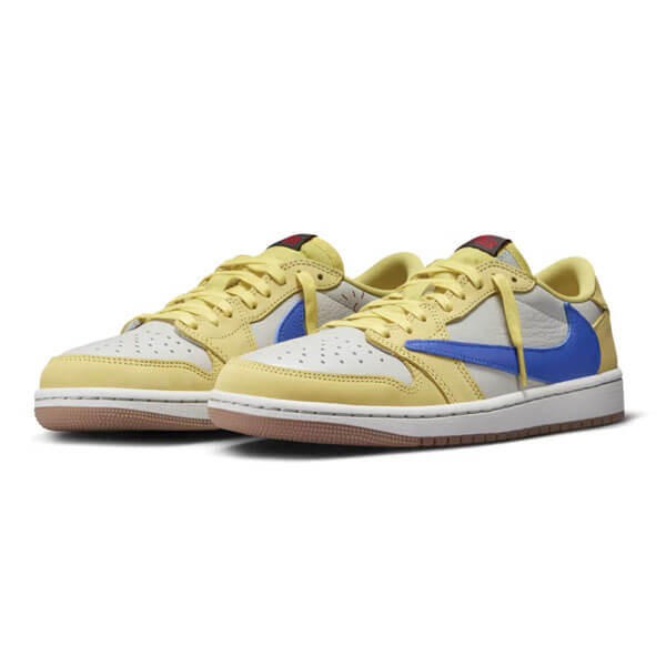 ナイキ トラビススコット スーパーコピー ウィメンズ エア ジョーダン1 偽物 Canary Yellow DZ4137-700
