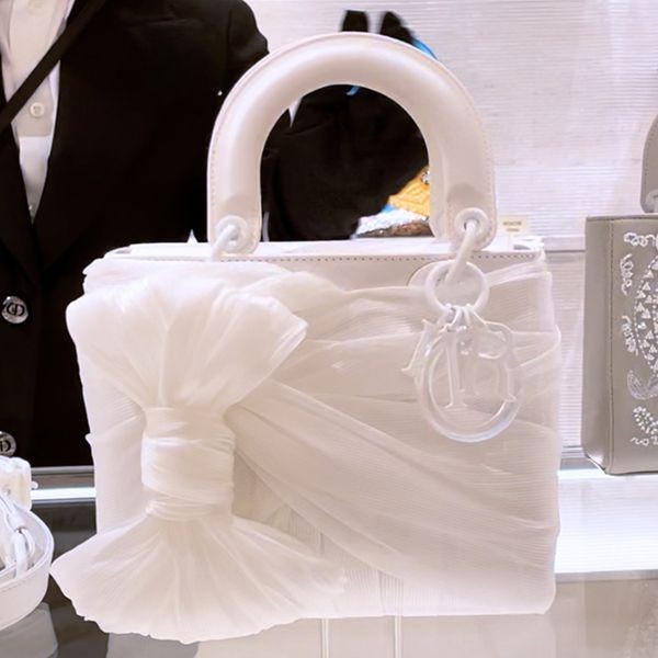 新作希少☆レディ ディオール Artサテン偽物＆オプティックファイバーベール Bag Small M993