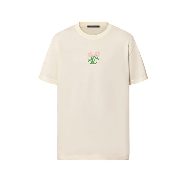 ルイヴィトン コットンニットクルーネック Tシャツ 偽物 1AFRDG