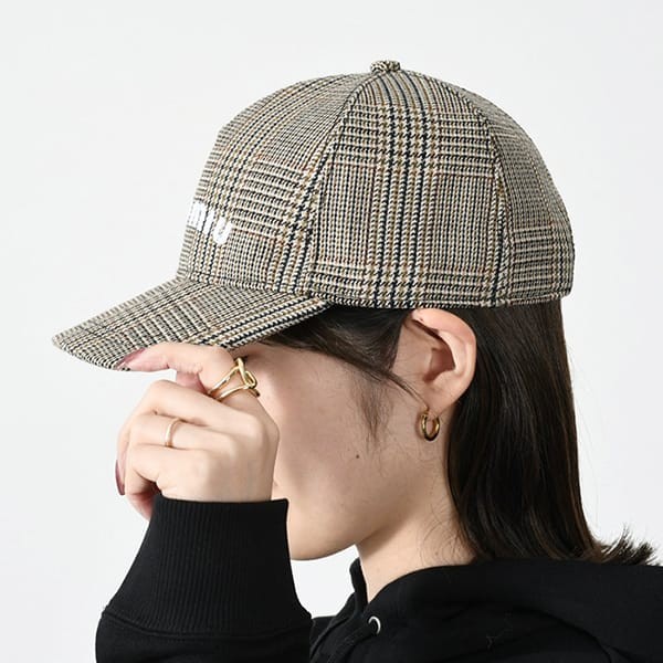 ミュウミュウ 偽物 ウェールズチェックウールCAP キャップ miu2222