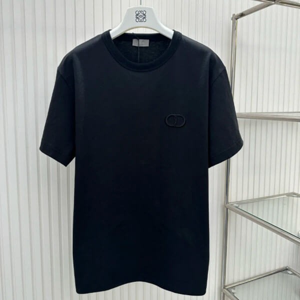 ディオール Tシャツ 激安 偽物 CD Icon コットンロゴ 943J605A0554