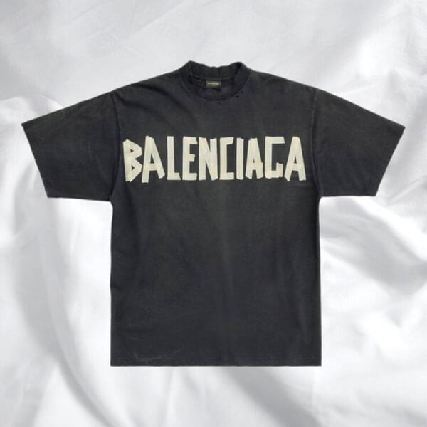 バレンシアガ Tシャツ 偽物 Tape Type ミディアムフィット
