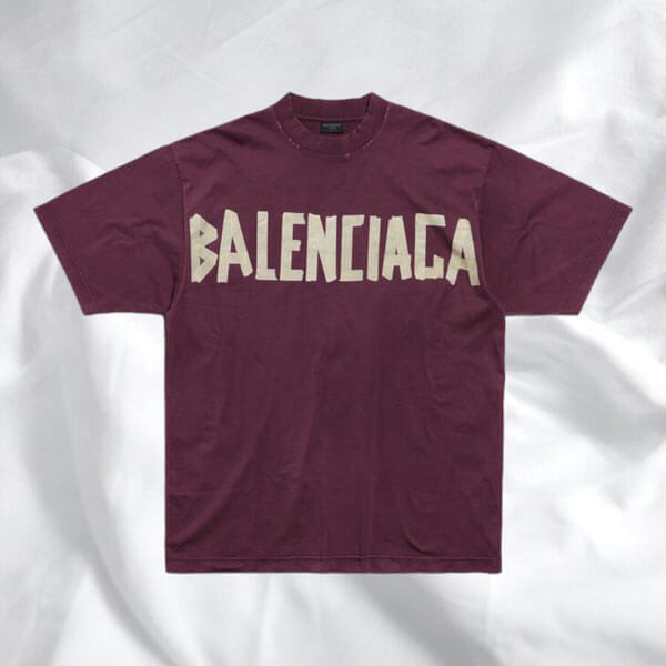 バレンシアガ Tシャツ 偽物 Tape Type ミディアムフィット