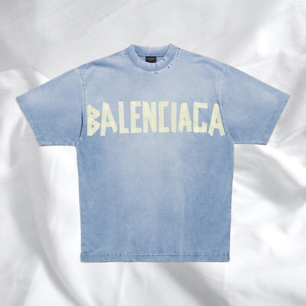 バレンシアガ Tシャツ 偽物 Tape Type ミディアムフィット