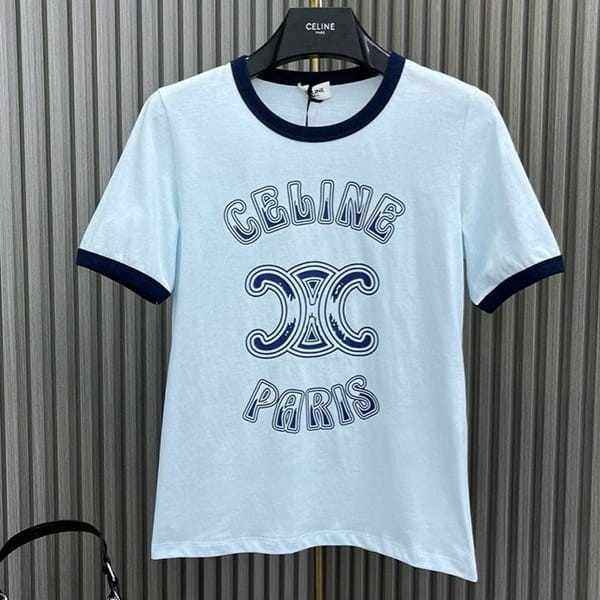 セリーヌ PARIS 70’S Tシャツ 偽物 コットンジャージー 2X97IA258.07YY