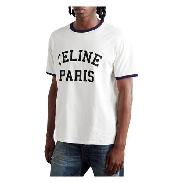 セリーヌ tシャツ 激安 CELINE PARIS フロック ルーズ 2X45M671Q.01NB
