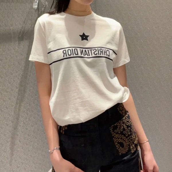 コーデ万能♪ DIOR Tシャツ 激安 323T06A4414_X0200