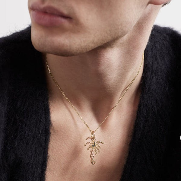 【HOORSENBUHS】ヤシの木 18K ダイヤモンド ペンダント