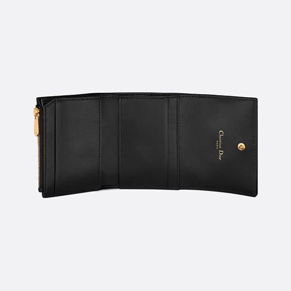 ディオール Jolie Hibiscus ウォレット カナージュラムスキン 偽物 3色 S3105UNJB_M900