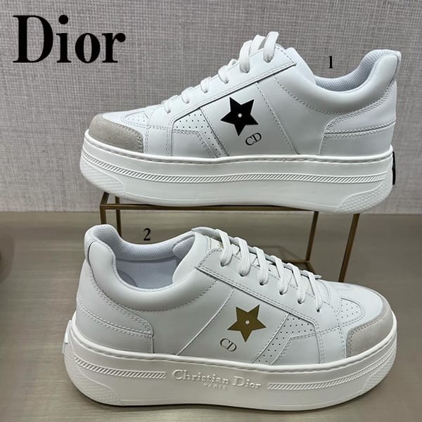 ディオール Star プラットフォームスニーカー コピー 厚底 2色 KCK413CLD_S19W