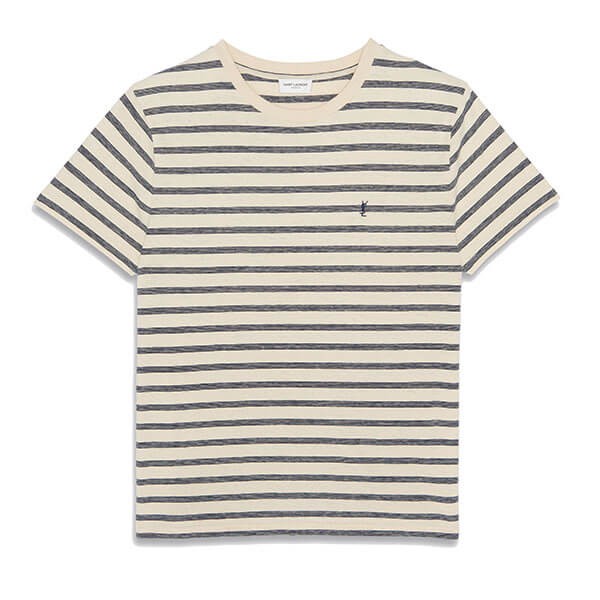 サンローラン Tシャツ コピー ストライプ モノグラム 683806Y36OX9