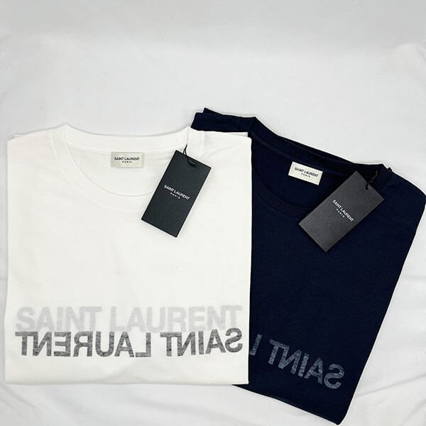 サンローラン Tシャツ 激安 偽物 リバースロゴ 663278Y37AW
