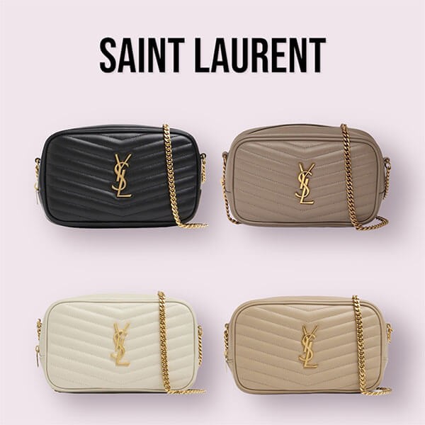 サンローラン◆MINI LOU◆レザー ショルダーバッグ 748849DV701