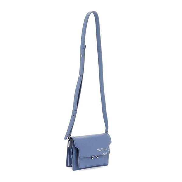 グアム スーパーコピー【マルニ】ロゴ TRUNK SOFT ショルダーバッグ 4色 SBMP0075L