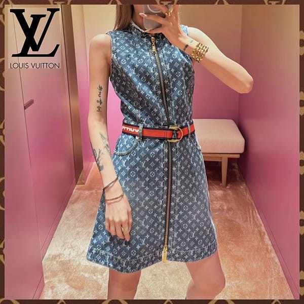 セブ 島 スーパーコピー ルイヴィトン LV x ACモノグラムドレス ワンピース 1AFYSQ