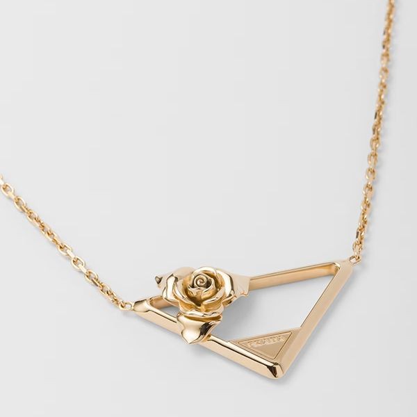 プラダ Metal necklace ローズ メタルネックレス偽物1IC079_2AR3_F0056