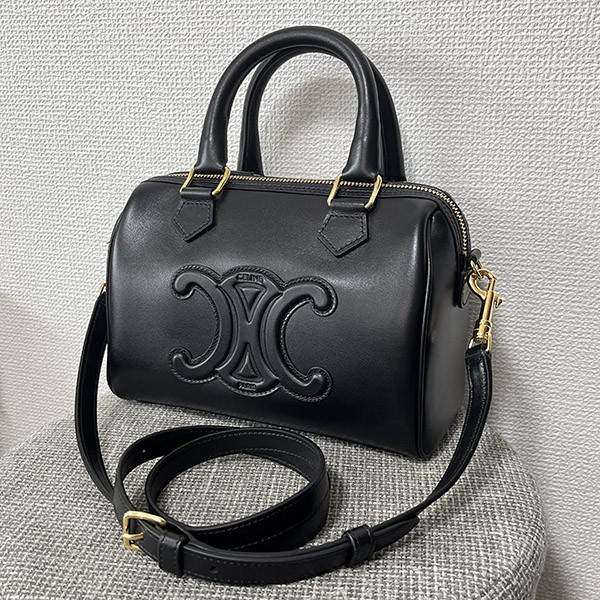 セリーヌ Cuir Triomphe スモールボストンバッグ 激安 113773DU3.38NO