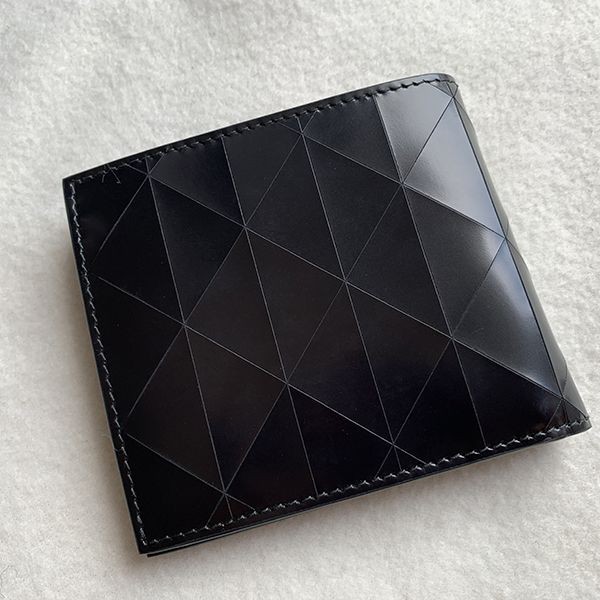 ☆プラダ 財布 偽物☆三角ロゴ・ブラッシュドレザー2折り財布2mo738