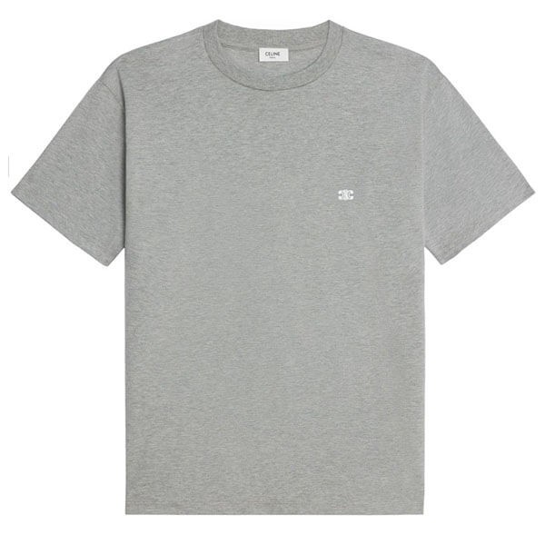 【大人気商品】CELINE HOMME Tシャツ 偽物 Triomphe コットン ルーズ トリオンフ 3色 2X04I671Q