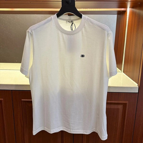 【大人気商品】CELINE HOMME Tシャツ 偽物 Triomphe コットン ルーズ トリオンフ 3色 2X04I671Q