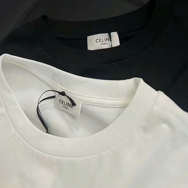 【大人気商品】CELINE HOMME Tシャツ 偽物 Triomphe コットン ルーズ トリオンフ 3色 2X04I671Q