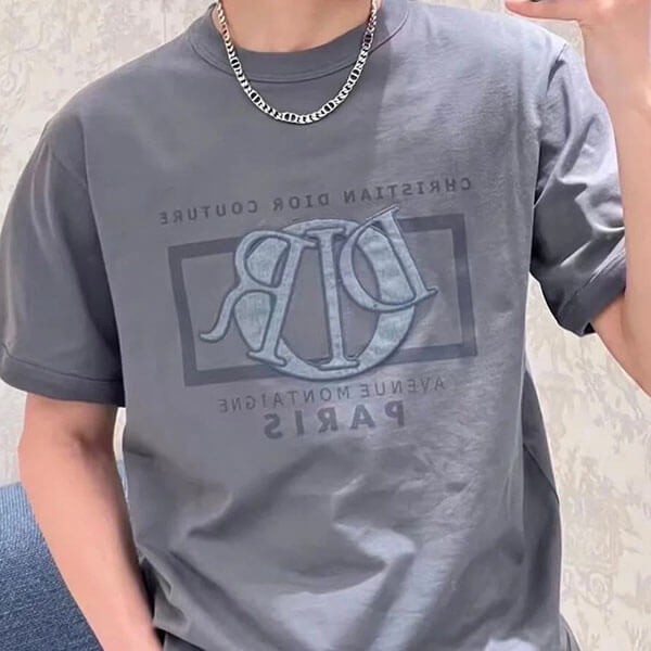 すぐ届く ロゴがオシャレ ディオール Tシャツ 偽物 コットンジャージー 493J642A0817