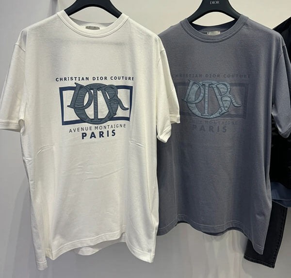 すぐ届く ロゴがオシャレ ディオール Tシャツ 偽物 コットンジャージー 493J642A0817