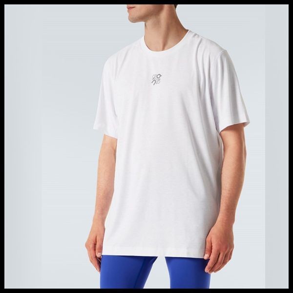 バイラ付録ロエベ on tシャツ 偽物 active ロゴ ジャージ tシャツ 半袖on0803