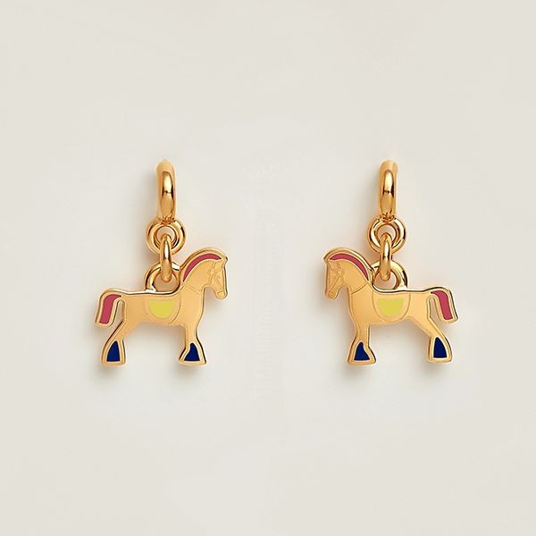 【エルメス】orecchini cheval ピアス コピー耳元が可愛いくて揺れる☆ h08035