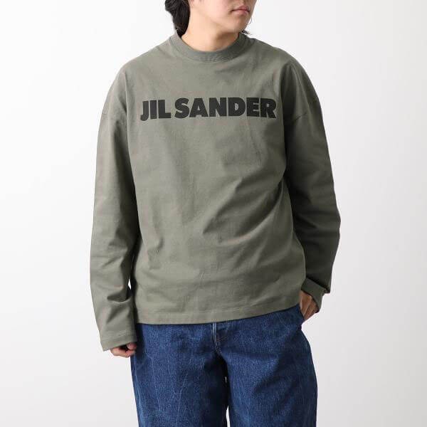 ジルサンダー Tシャツ 偽物 J22GC0136 J20215 長袖 ロンT ロゴT 3色