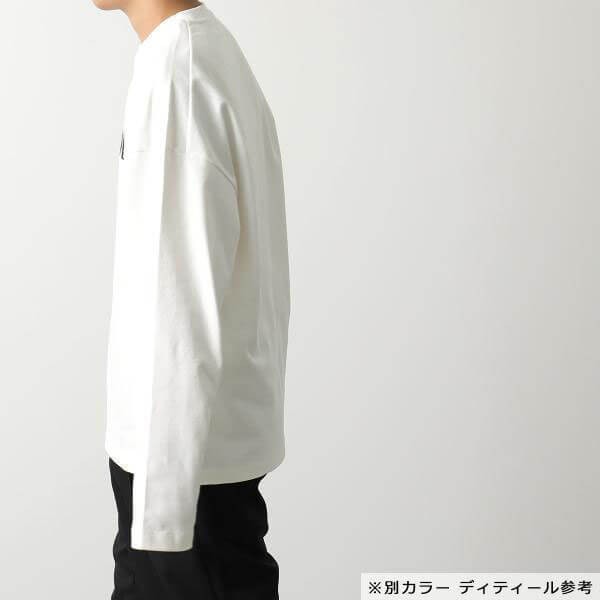 ジルサンダー Tシャツ 偽物 J22GC0136 J20215 長袖 ロンT ロゴT 3色