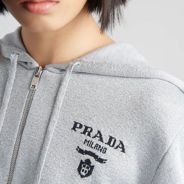 国内入手困難★プラダ カシミヤ ルレックス フード付き スウェットシャツ p25i59