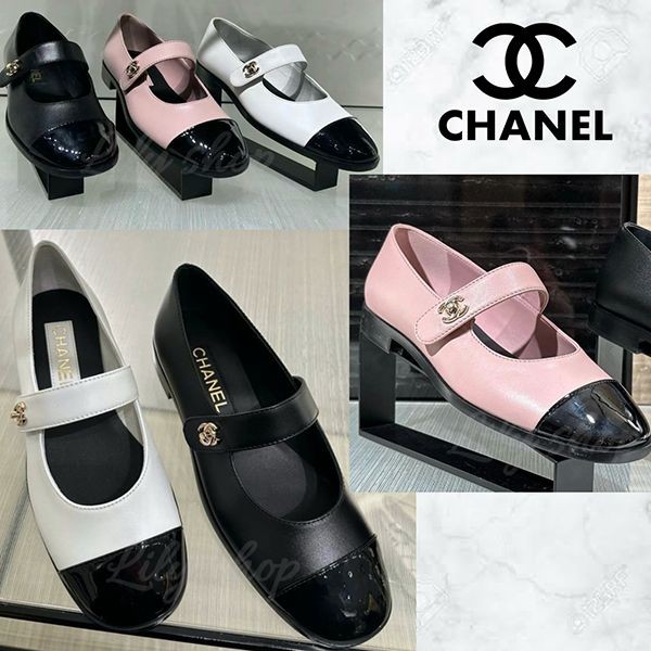 【上品♪】シャネル メリージェーン ターンロック パチモン