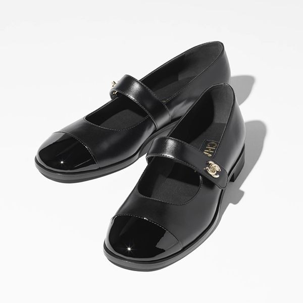 【上品♪】シャネル メリージェーン ターンロック パチモン