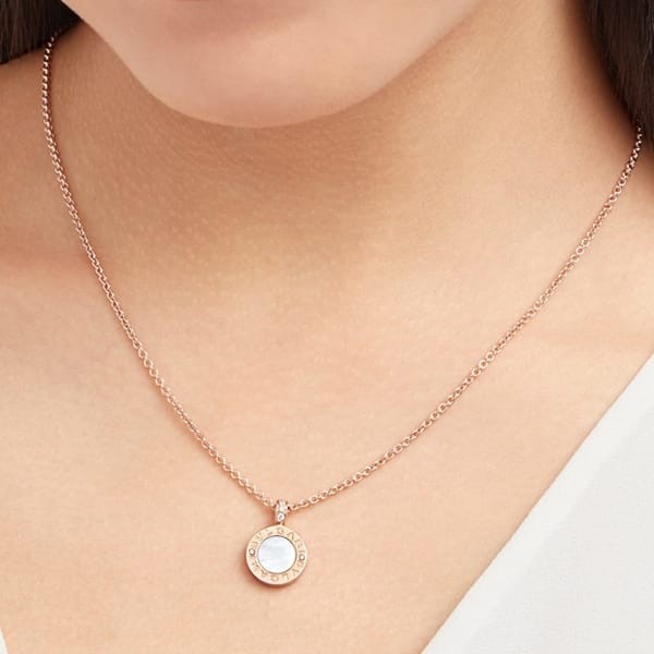 ブルガリ ブルガリブルガリ 偽物 ネックレス ピンクゴールド 18K 352883