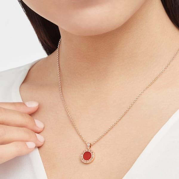 ブルガリ ブルガリブルガリ 偽物 ネックレス ピンクゴールド 18K 352883