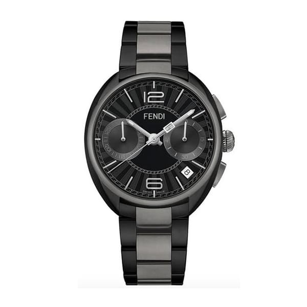 フェンディ 腕時計 偽物 Momento クロノグラフ Two Tone F219611600
