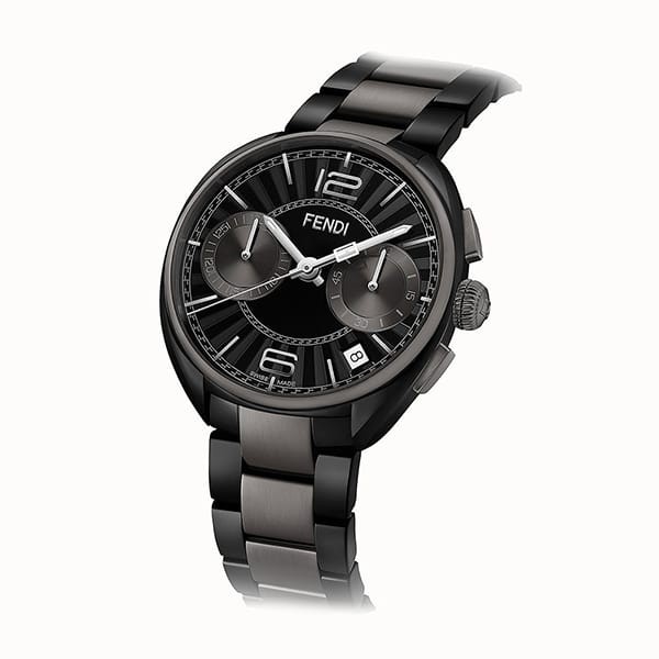 フェンディ 腕時計 偽物 Momento クロノグラフ Two Tone F219611600