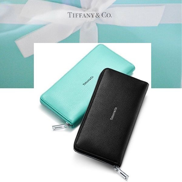 【ティファニー 長財布 偽物】上質レザー製♪ large zip wallet ★  69345425