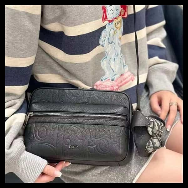 超人気☆ディオール ジップ メッセンジャーバッグ 1espo340llg