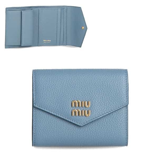 ミュウミュウ ヴィッテロダイノ 折り財布 n級品 5mh040