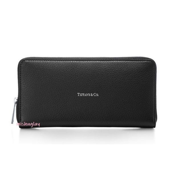 【ティファニー 長財布 偽物】上質レザー製♪ large zip wallet ★  69345425